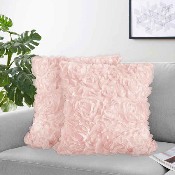 Blush pink throw pillows best sale